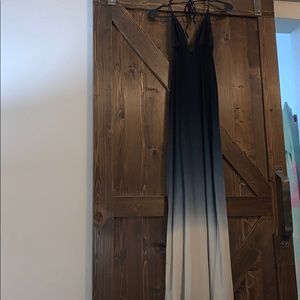 Ombré Roxy swim cover up/maxi dress size small.